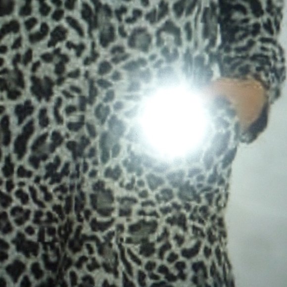 Super soft Ellen Tracy NWOT Leopard Print V Neck Sweater M - Picture 10 of 10
